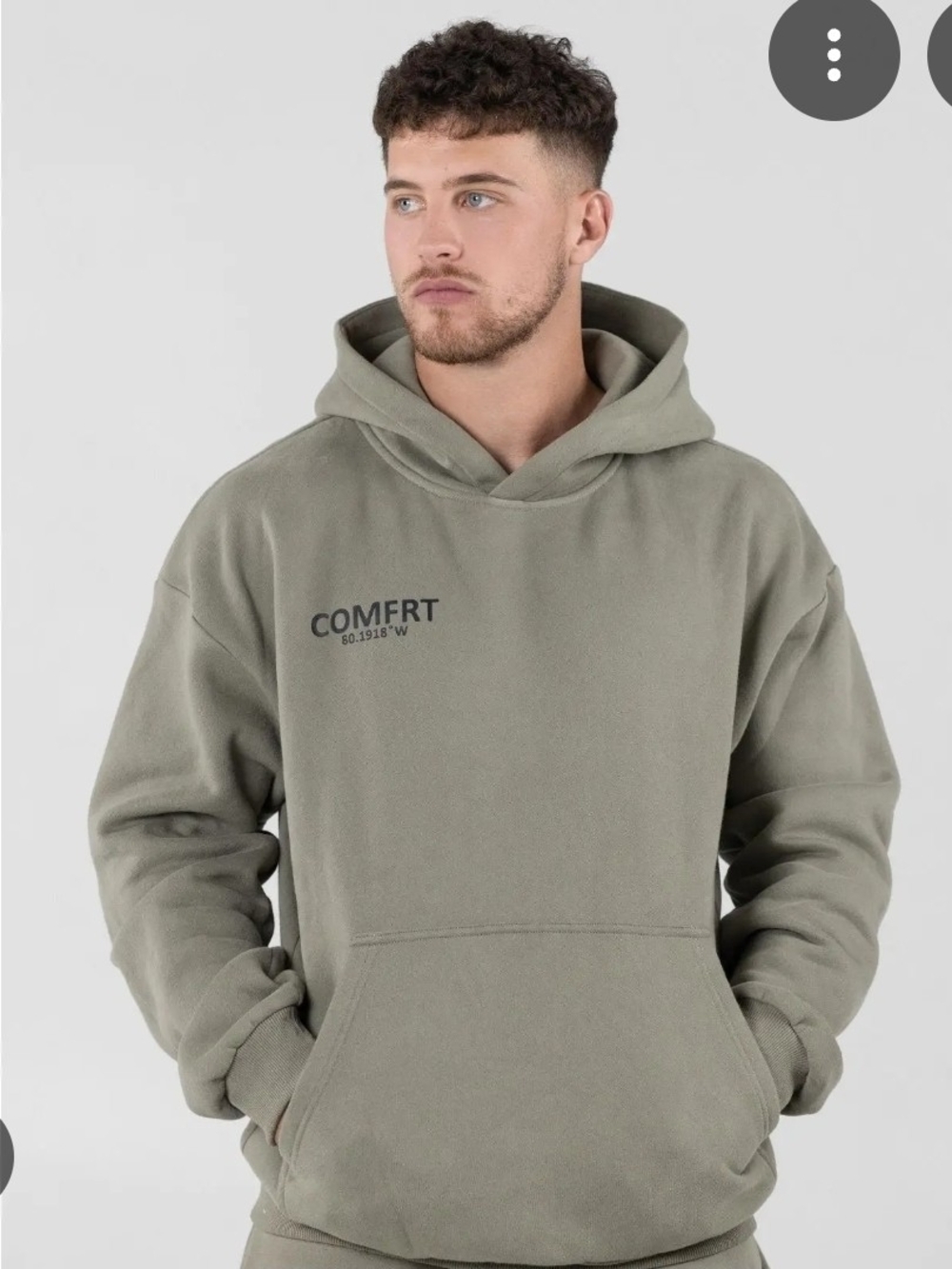 EUC Comfrt Oversized Coordinate Hoodie In Forest Green Sz XL